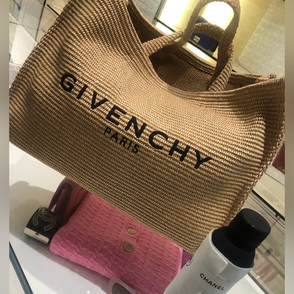 **No Longer for Sale** Givenchy Straw Tote Bag! Color sold out. Org price $990+. - Picture 4 of 6